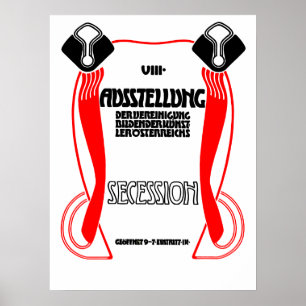 Poster Austrian Vienna Jugendstil Art Nouveau expo