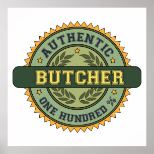Poster Authentic Butcher