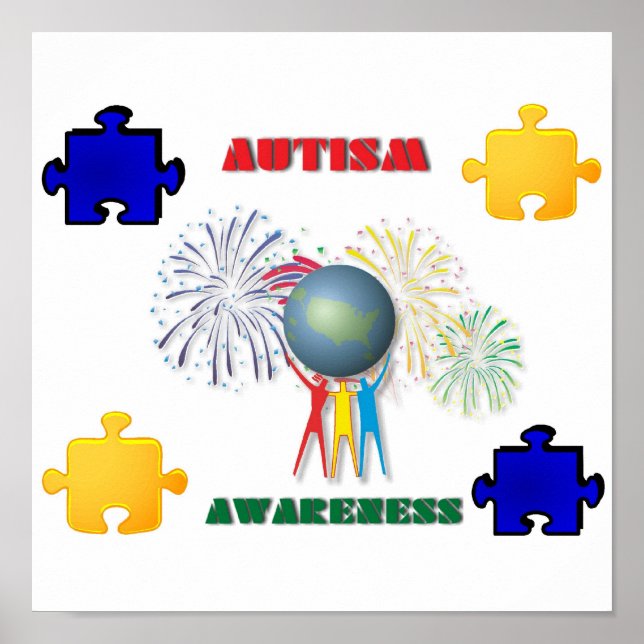 Poster Autism Aware (Devant)