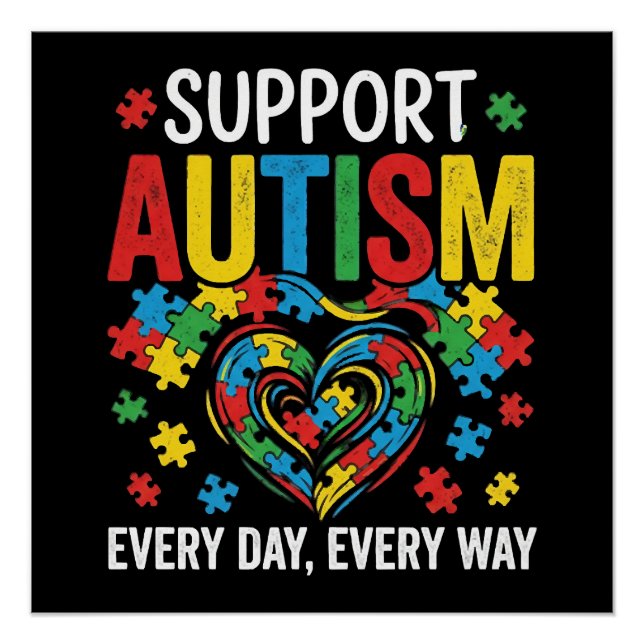Poster Autism awareness (Devant)