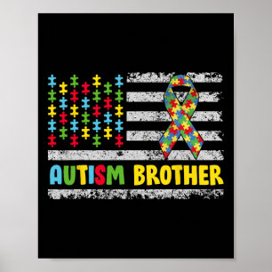 Poster Autism Frère Sensibilisation sur l'autisme Maman P