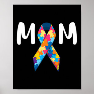 Poster Autism Maman Soutien Sensibilisation Autistique Pa