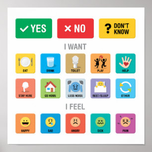 Poster Autisme anglais AAC PECS Pointing Communication 02