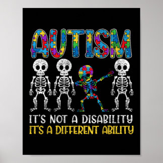 Poster Autisme Ce N'Est Pas Un Handicap C'Est Une Capacit