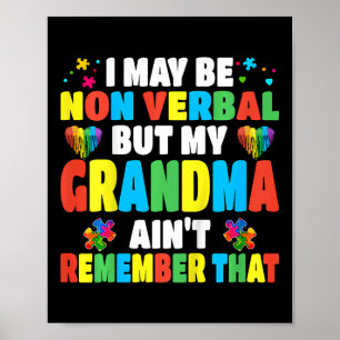 Poster Autisme Enfants Je Ne Suis Peut-Être Pas Véritable