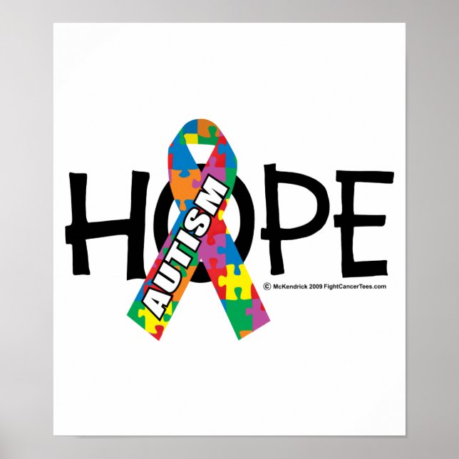 Poster Autisme Hope 3 (Devant)