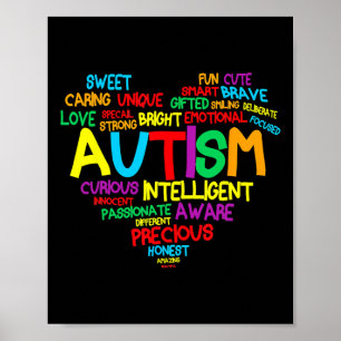 Poster Autisme Sensibilisation sur l'autisme cardiaque Fi