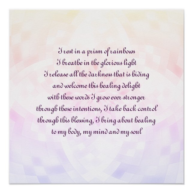 Poster Auto-guérison (Devant)