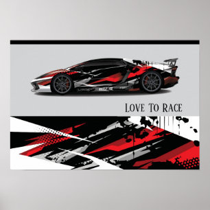 Poster Auto Racing