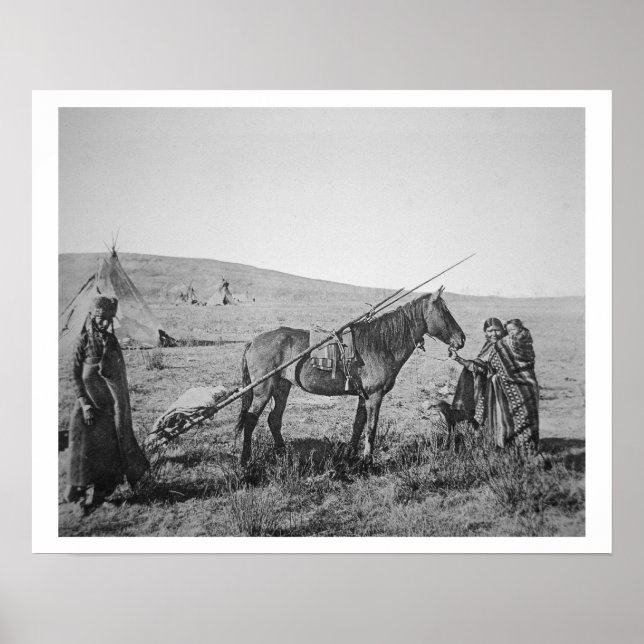 Poster Autochtones des Cris de l'Ouest du Canada, c.1 (Devant)