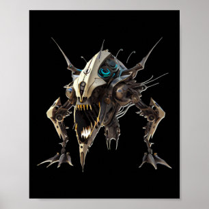 Poster Autocollant Crabe Robot