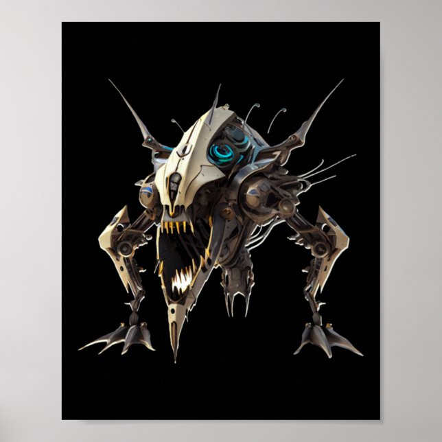 Poster Autocollant Crabe Robot (Devant)