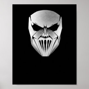 Poster Autocollant Masque Mick Slipknot 