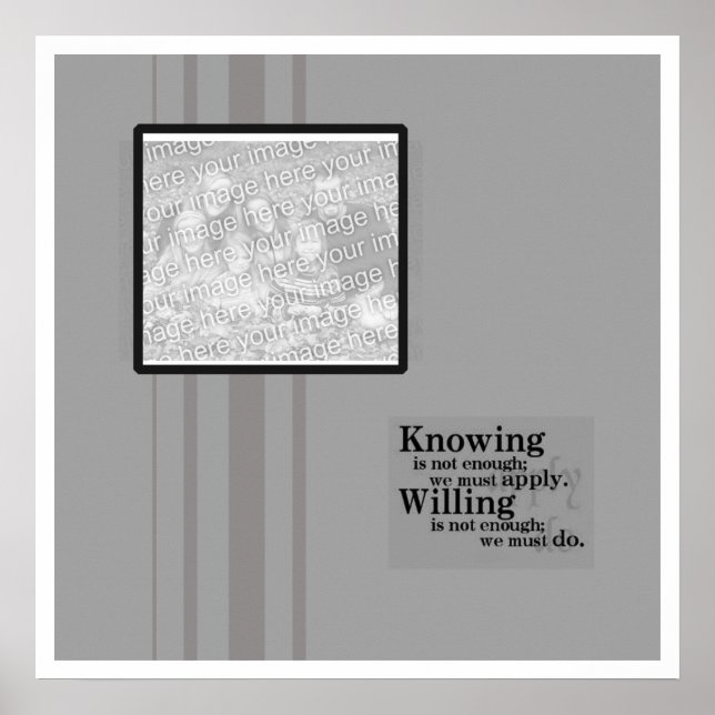 Poster autographe avec devis (Devant)