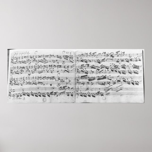 Poster Autographe de la partita 'Sei gegruesset (Devant)