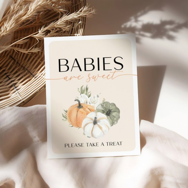 Poster Automne Anniversaire Les bébés sont doux signe (Créateur téléchargé)