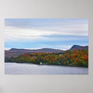 Poster Automne au lac Willoughby, Vermont