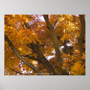 Poster Automne dans Blacksburg, la Virginie