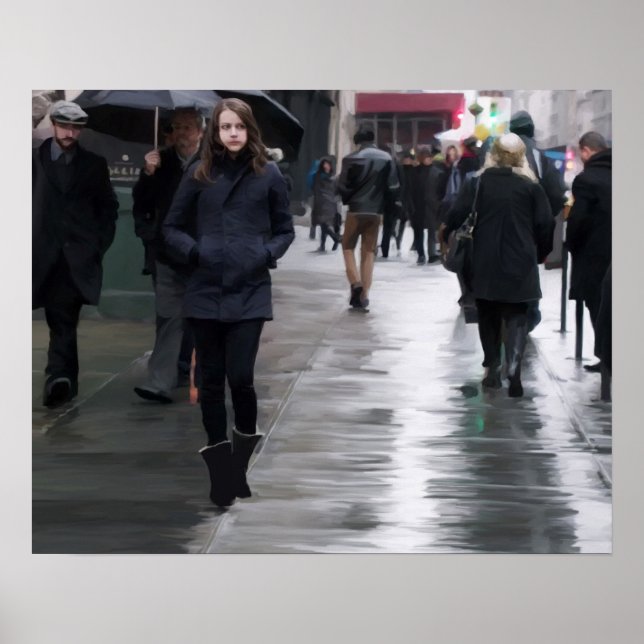 Poster Automne dans la ville (Devant)