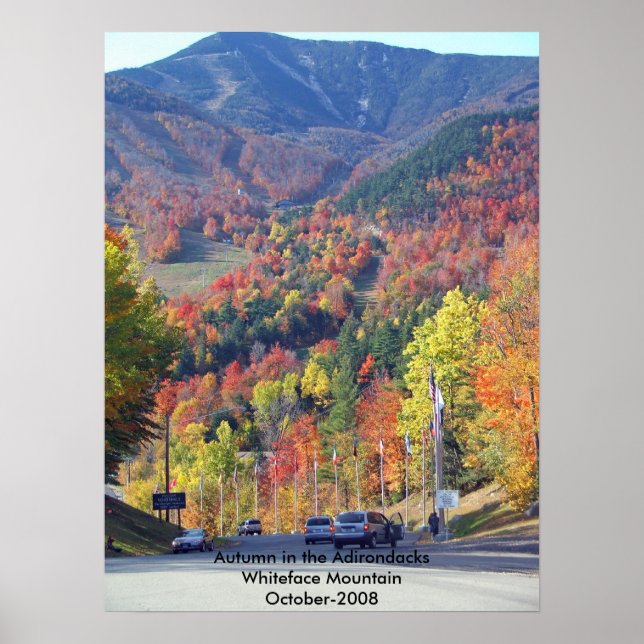 Poster Automne dans les Adirondacks (Devant)
