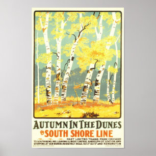 Poster Automne dans les Dunes - Rive-Sud