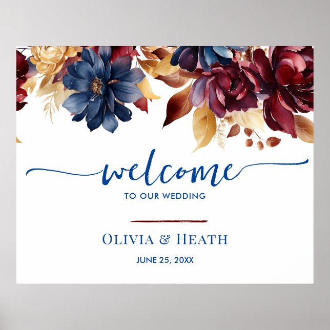 Poster Automne de la Marine Bourgogne (Devant)