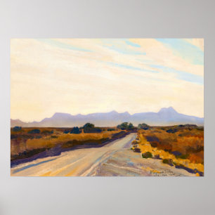 Poster Automne du désert par Maynard Dixon