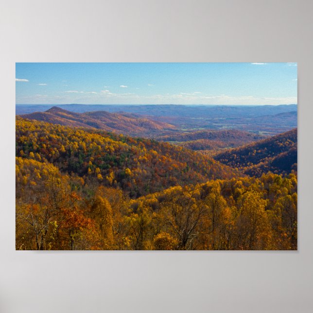 Poster Automne en Shenandoah National Park, Virginie (Devant)