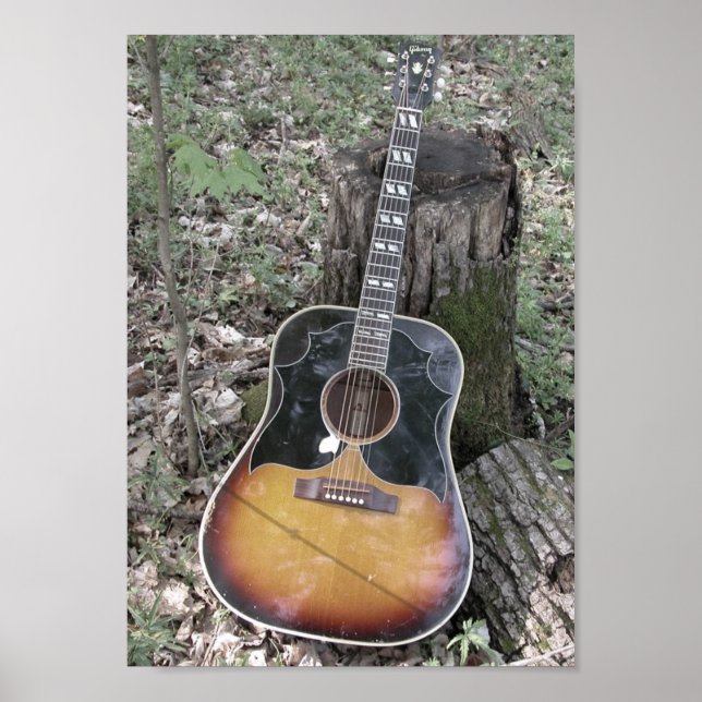 Poster Automne Guitare (Devant)