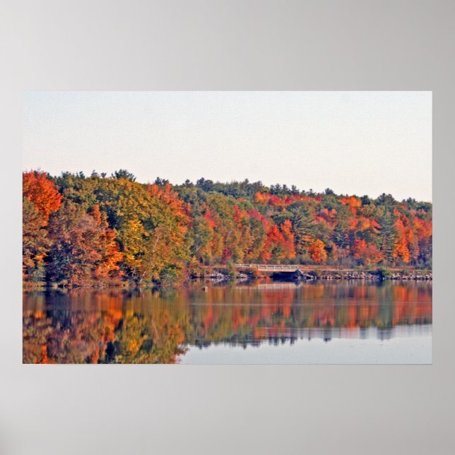 Poster Automne Le Long Du Wisconsin (Devant)