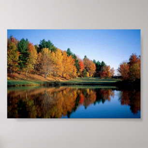 Poster Automne Paisible Dans Le Vermont