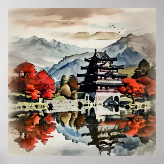 Poster Automne profond