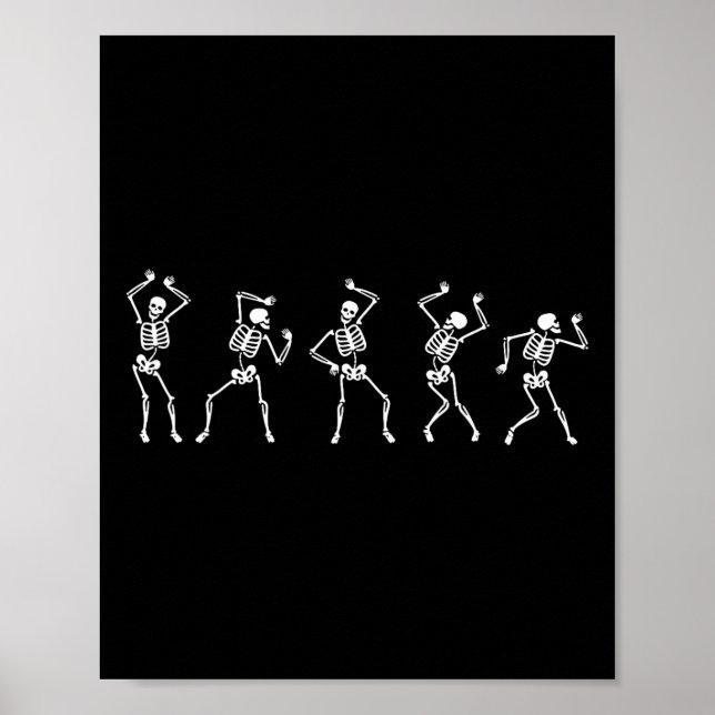 Poster Automne Sketon Danser (Devant)