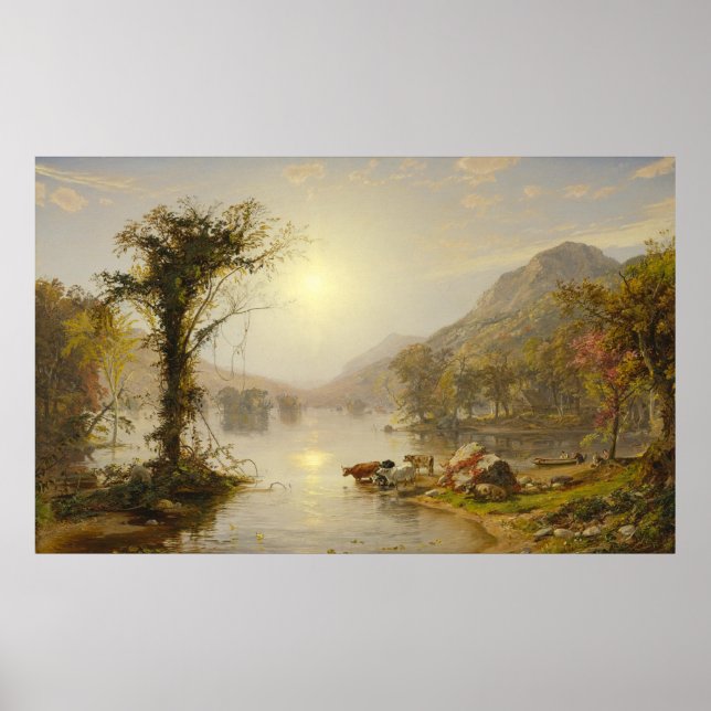 Poster Automne sur le lac Greenwood (Devant)