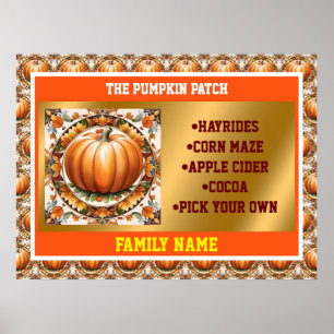 Poster Automne Thanksgiving Populaire Collection de citro