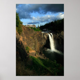 Poster Automnes de Snoqualmie, Washington, Etats-Unis