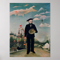 Autoportrait, de L'ile Saint-Louis, 1890