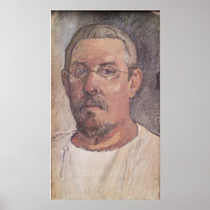 Poster Autoportrait de Paul Gauguin  , 1902-3