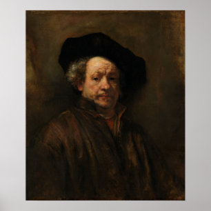 Poster Autoportrait de Rembrandt