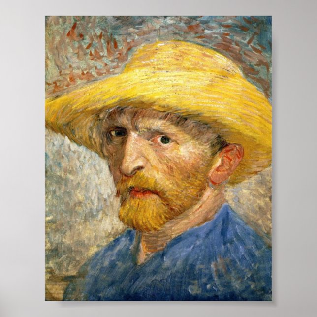 Poster Autoportrait de Van Gogh (Devant)