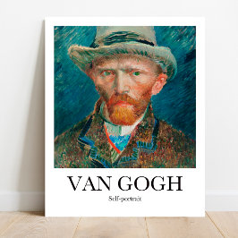 Poster Autoportrait de Vincent Van Gogh
