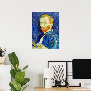 Poster Autoportrait de Vincent van Gogh, Beaux-arts vinta