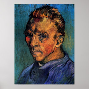 Poster Autoportrait de Vincent van Gogh sans barbe