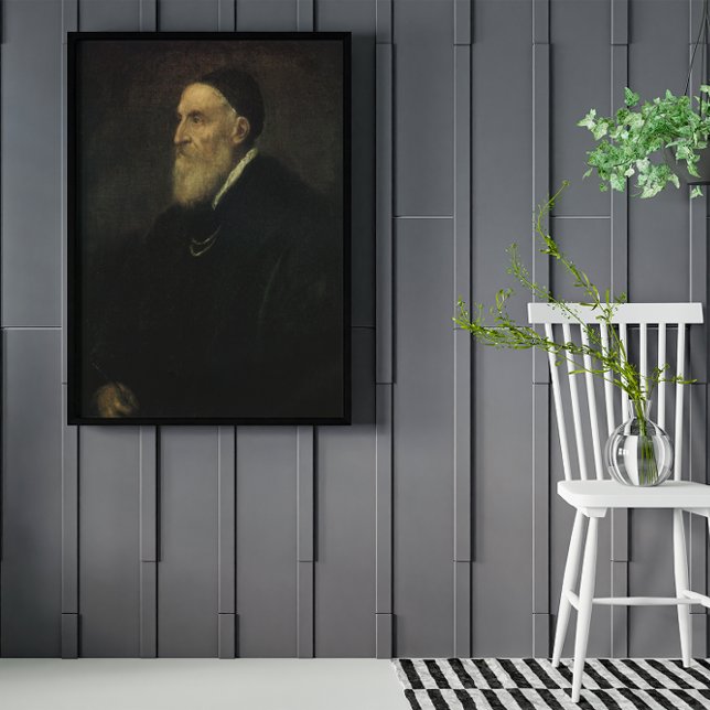 Poster Autoportrait par Titien, Art Renaissance Vintage (Créateur téléchargé)