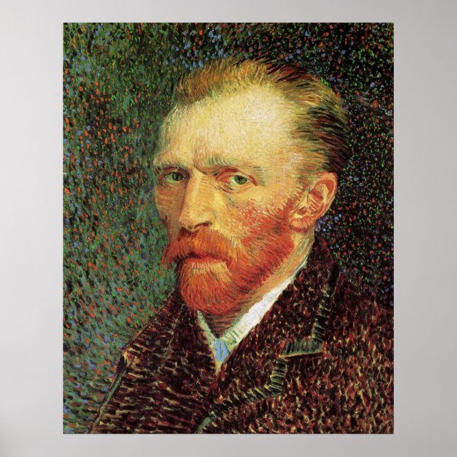 Poster Autoportrait par Vincent van Gogh (Devant)