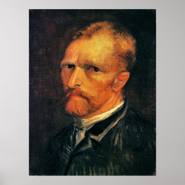 Poster Autoportrait par Vincent van Gogh 1886 (Devant)