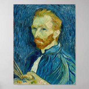 Poster autoportrait Vincent van Gogh