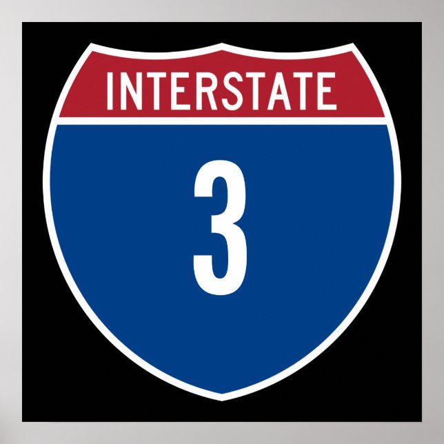 Poster Autoroute 3 (Devant)