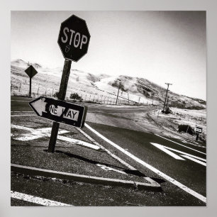 Poster Autoroute Désolée