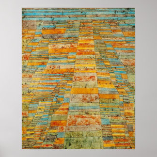 Poster Autoroute Paul Klee et par